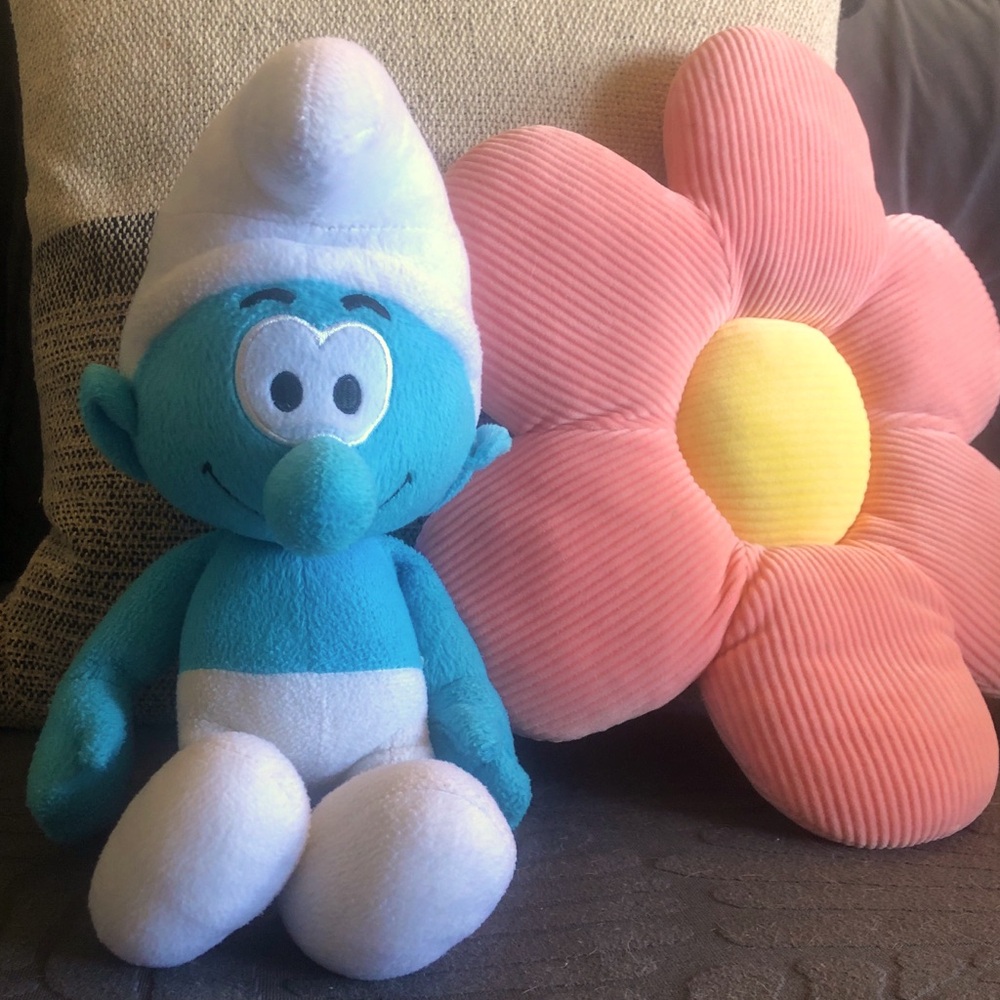 Retro Smurf Stuffie 14” ✨ Les Stroumpfs
